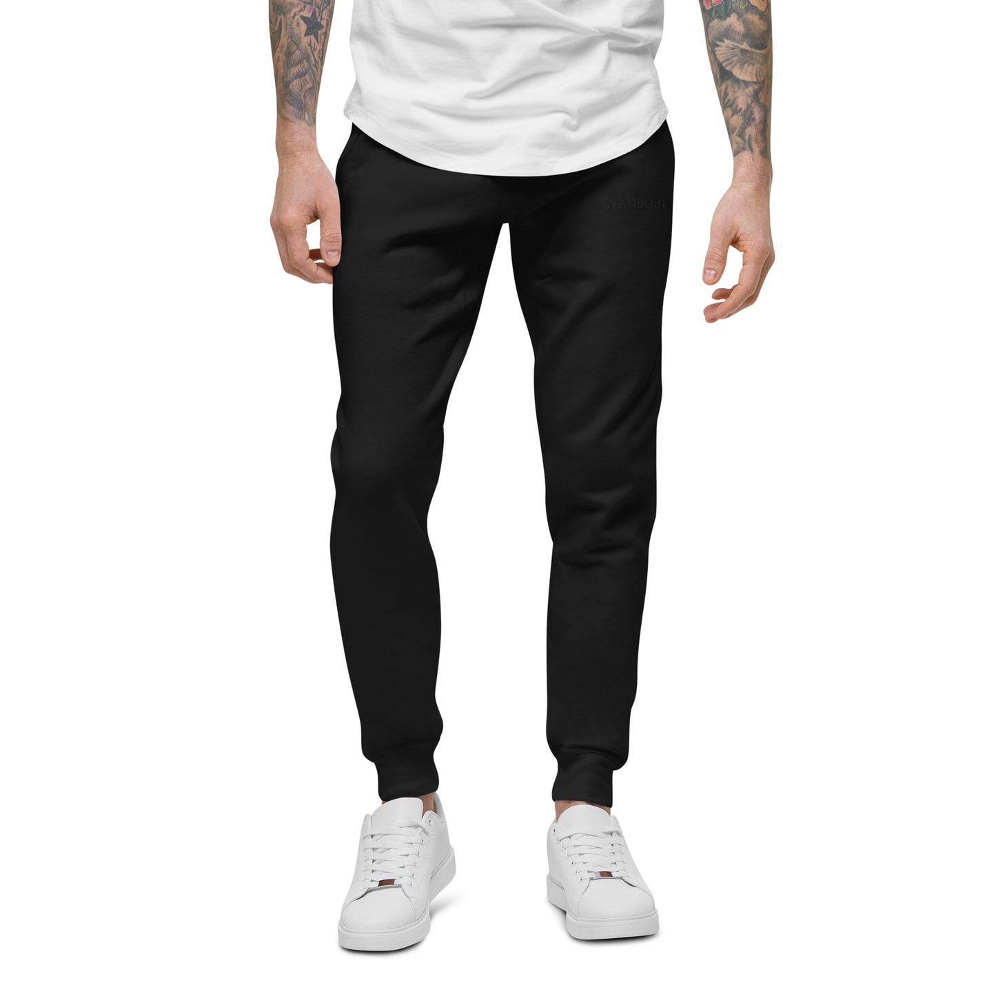STANDOUT EMBROIDERED Unisex fleece sweatpants designed by SPICCA
