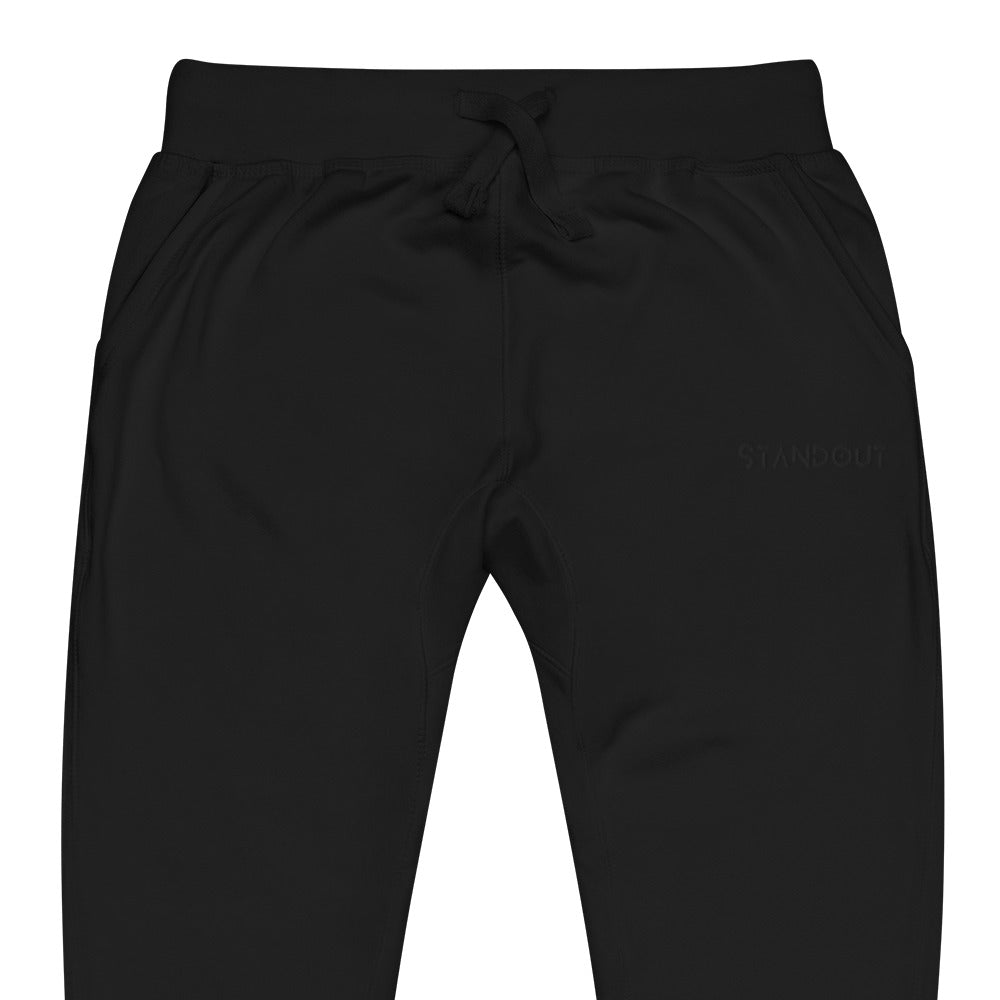 STANDOUT EMBROIDERED Unisex fleece sweatpants designed by SPICCA