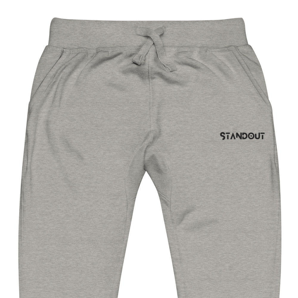 STANDOUT EMBROIDERED Unisex fleece sweatpants designed by SPICCA