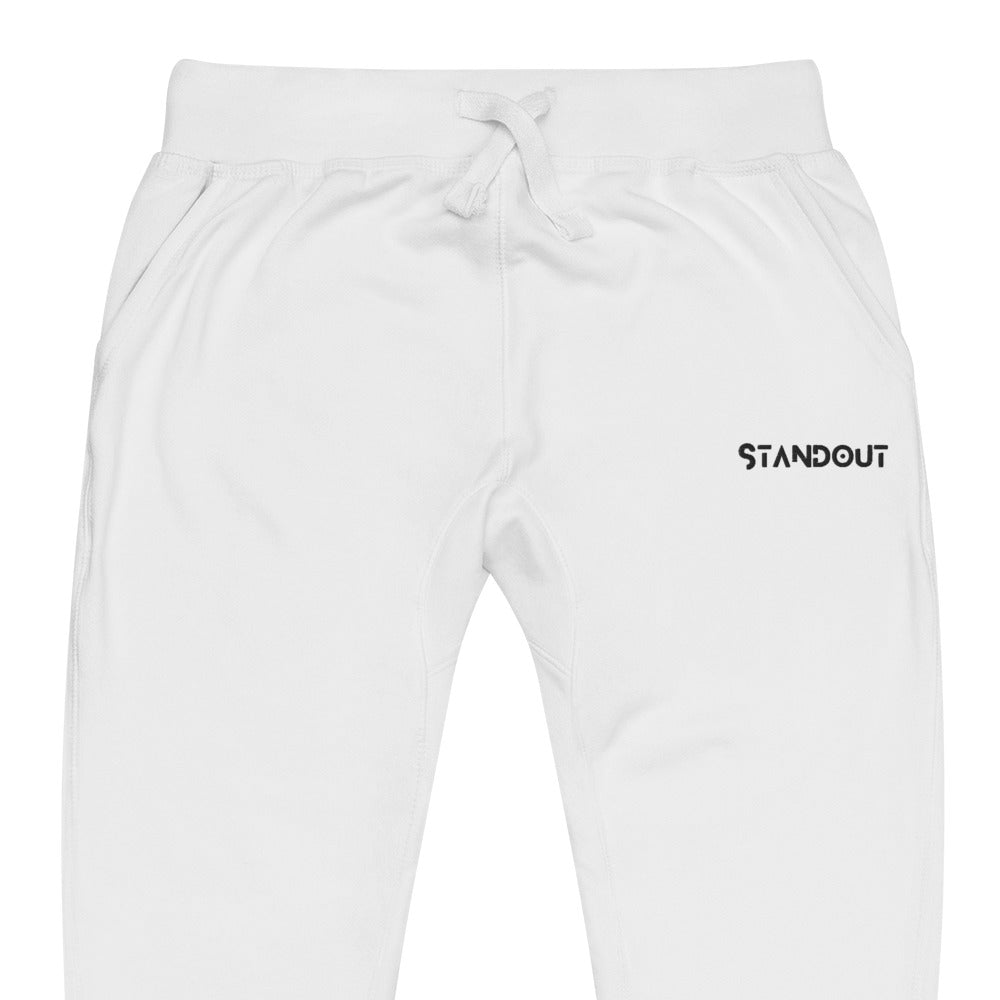 STANDOUT EMBROIDERED Unisex fleece sweatpants designed by SPICCA