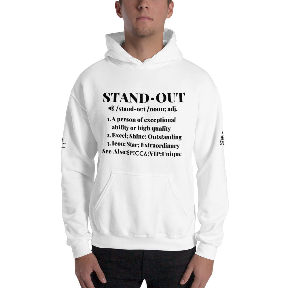 STANDOUT DEFINITION Unisex Hoodie designed by SPICCA