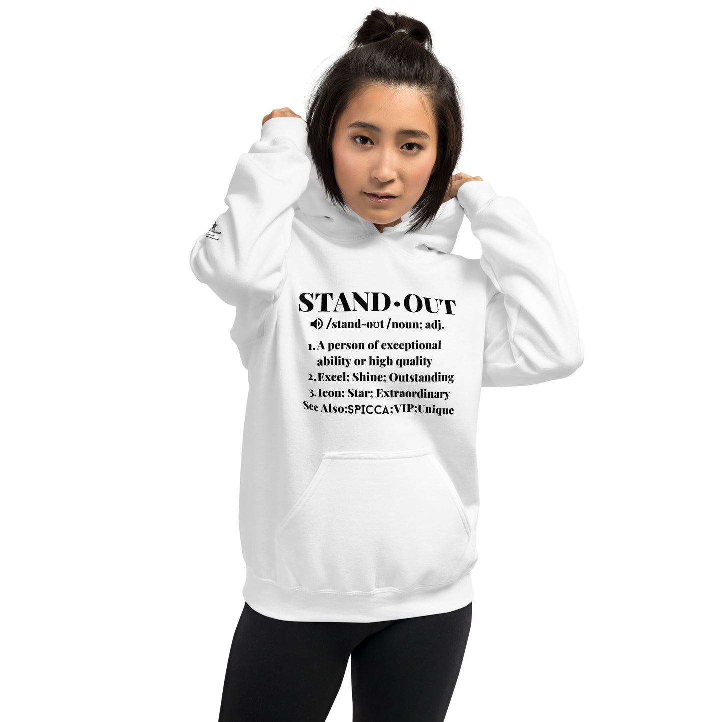 STANDOUT DEFINITION Unisex Hoodie designed by SPICCA