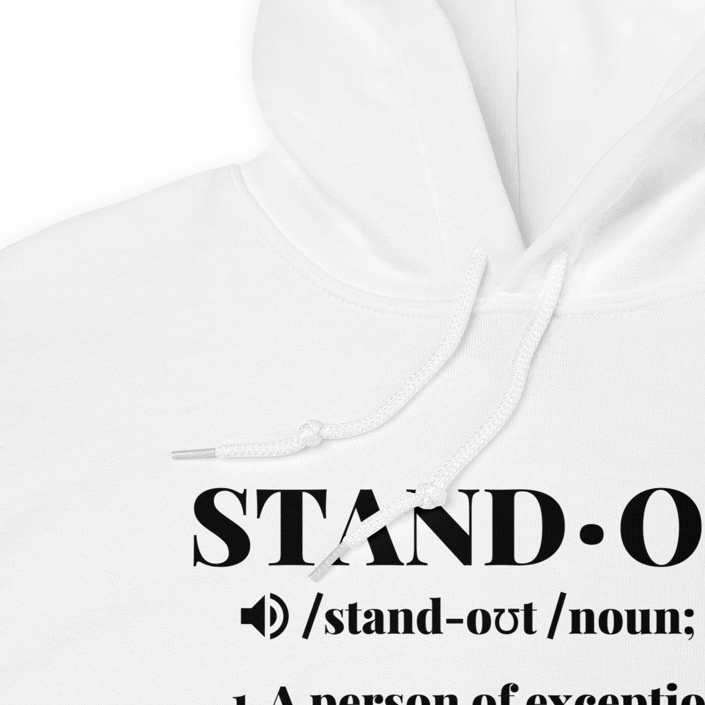 STANDOUT DEFINITION Unisex Hoodie designed by SPICCA