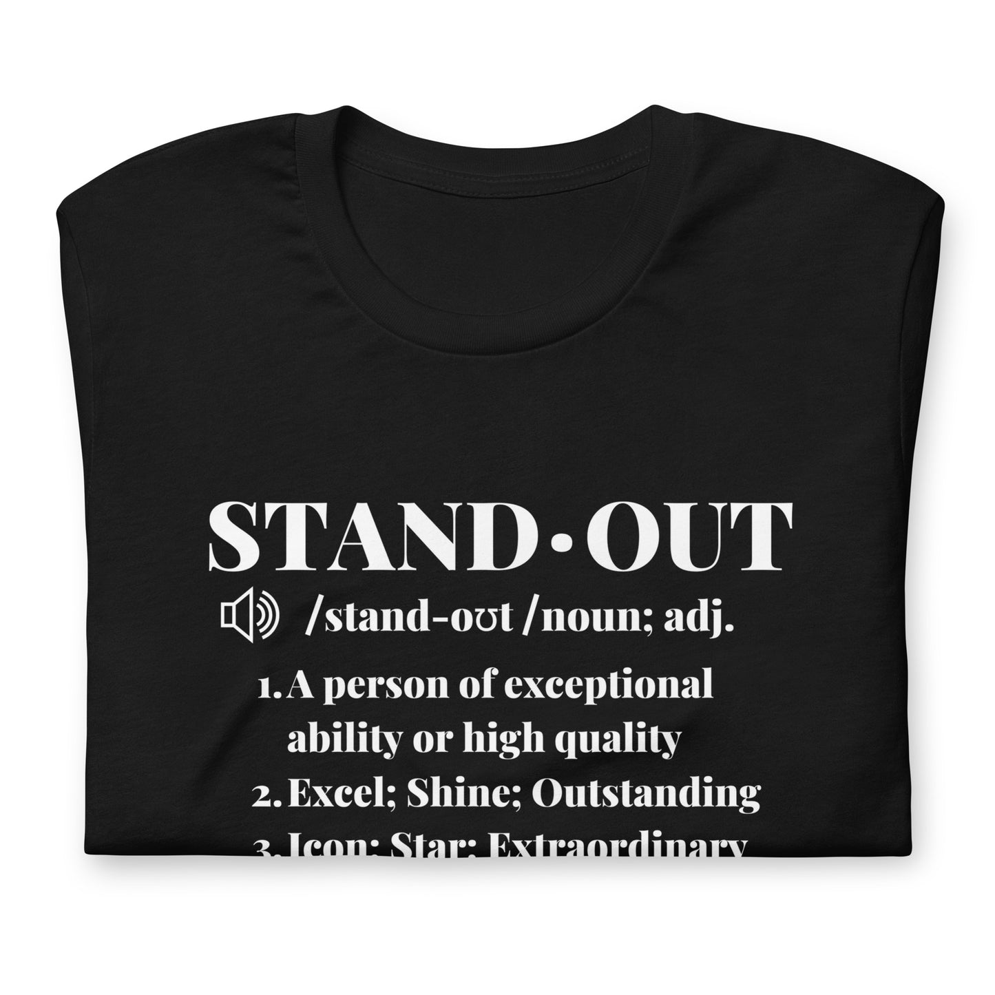 "Unleash Your Style: Introducing Our Standout Definition T-Shirt!"